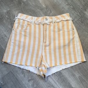 Topshop Moto MOM High Rise Shorts